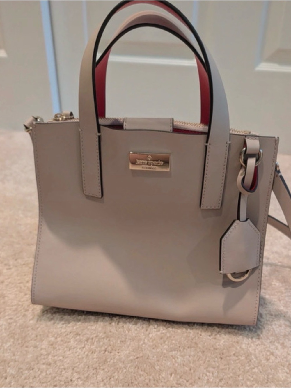 kate spade Light Taupe Leather Purse